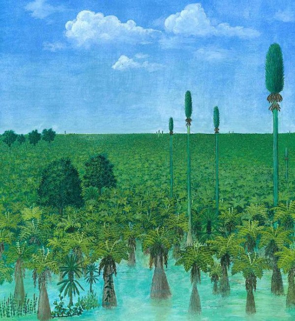 Reconstruction of a 300 million year old forest