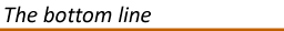 The bottom line