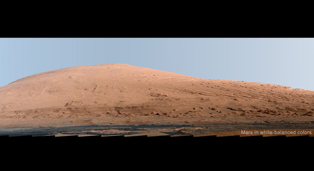 A panorama taken by the Curiosity rover.  Image credit: JPL/NASA/Caltech