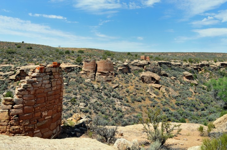 Hovenweep National Monument in southeastern Utah in late July of 2013.  