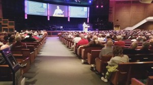Ken Ham speaks at a conference a few weeks ago in Ohio. 